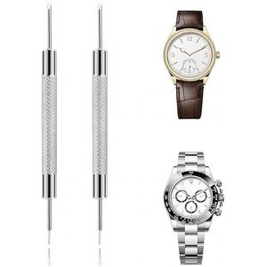 Kal-2 Pi&egrave;ces Outil De Montre En Acier Inoxydable, Kit De R&eacute;paration De Montres, Mini Tournevis, Adapt&eacute; Pour R&eacute;parer Les Montres Et L'&eacute;lectronique, Remplacer Le Bracelet De Montre - Neuf