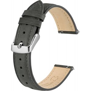 Bracelets De Montre En Cuir &Eacute;l&eacute;gant, D&eacute;gagement Rapide, Bracelet De Montre Pour Femmes Et Hommes, Compatibles Avec Les Cornes De Montre De 12mm 14mm 15mm 16mm 18mm 20mm - Neuf