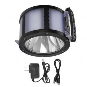 HJLIAN Lampe torche LED portable avec chargeur USB, prise americaine AC100-240 V, ideale pour les recherches d'urgence - Neuf