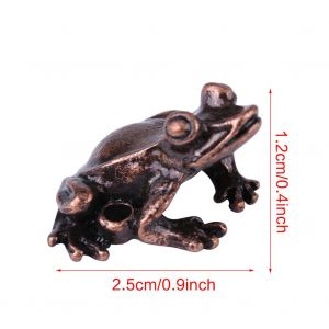 Porte-encens en forme d'animal mignon pour batons d'encens, decoration de la maison (grenouille en bronze) - Neuf