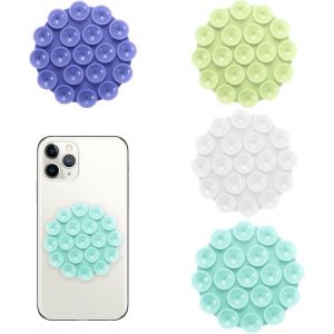 4 Pi&egrave;ces Silicone Ventouse T&eacute;l&eacute;phone,Ventouses En Silicone,Supports T&eacute;l&eacute;phone &Agrave; Ventouse Silicone,Ventouse En Silicone,Support De T&eacute;l&eacute;phone Portable Mains Libres Antid&eacute;rapant Pour Mod&egrave;les De T&eacute;l&eacute;phone - Neuf