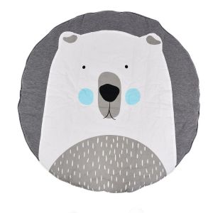 Tapis De Jeu Rond [Ours Polaire], Tapis Pour Ramper, Tapis De Climatisation - Neuf
