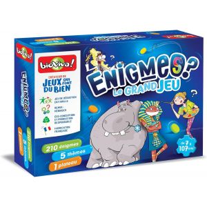 Sansh-- Le Grand Jeu Des Enigmes - Découvrez Le Monde, La Nature, Les Sciences, L'histoire Et L'art - Jeu De Cartes - Collection Enigmes - 2 À 8 Joueurs - 7 Ans - Fabriqué En France - 200653 - Neuf