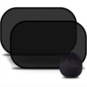 Poussette de pare-Soleil Pack, Taille 50 x 30 cm, Extra Deep UV/Protection contre la Chaleur, Auto-Adhésif pour pare-Soleil pour les Enfants, une Installation Rapide et Facile, Livré avec Sac de Rangement - Neuf