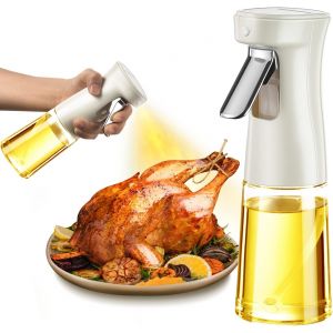 240ml En Verre D'huile D'olive En Spray, Air Fryer, Accessoire De Cuisine, Huile De Canola Pulvérisateur, Idéal Pour Les Salades De Décision, La Cuisson, La Friture Et D'un Barbecue. - Neuf