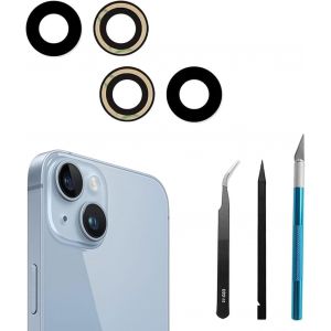 Lentille De Rechange Pour Appareil Photo Arri&egrave;re 14/14 Plus Pour Iphone 14/Iphone 14 Plus - Neuf