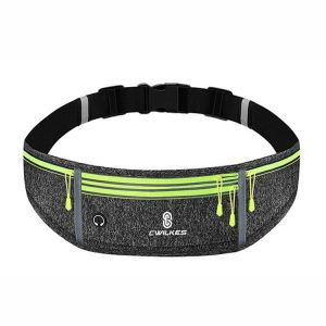 Sac banane pour sports de plein air-imperm&eacute;able,quatre poches,gris chanvre,MF-008 gris chanvre - Neuf