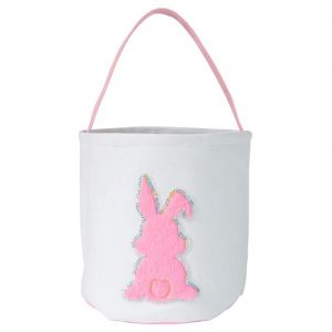 Dessin anim&eacute; P&acirc;ques lapin sac &agrave; main portable sac &agrave; main s&eacute;rigraphie sac d'artisanat pour le shopping T36 - Neuf
