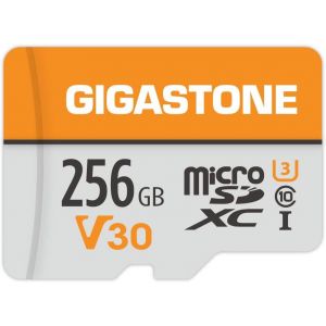 Carte M&eacute;moire 256 Go Compatible Avec Gopro Cam&eacute;ra Drone Samsung Tablette, Haute Vitesse De Lecture 100 Mo/S Id&eacute;al Pour 4K Uhd Vid&eacute;o, A1 C10 U3 Carte Micro Sd Avec Mini &Eacute;tui Et Adaptateur Sd - Neuf