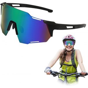 Lunette De Soleil Sport Polarisée, Lunette De Cyclisme Polarisées, Lunettes De Vélo Pour Homme Et Femme, Protection Uv400 Pour Les Activités De Plein Air, Lunettes De Soleil Unisexes[Z2324] - Neuf