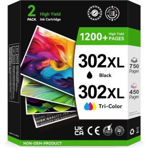 Cartouche 302 XL Noir et Couleur, Encre 302XL Remplacement pour Cartouche Encre HP 302, Cartouche Imprimante 302 pour OfficeJet 3831 5232 4650 4658 5230 DeskJet 3630 3636 3639 Envy 4524 4527 - Neuf