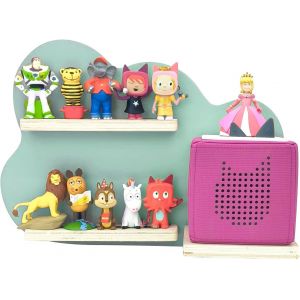 Cmwx-&Eacute;tag&egrave;re Magn&eacute;tique Compatible Avec Toniebox, Pour Poup&eacute;es Tonie, &Eacute;tag&egrave;re Murale, Accessoires Pour Chambre D'enfant, Kit De D&eacute;marrage Pour Filles Et Gar&ccedil;ons (Vert) - Neuf