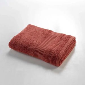 Serviette Ou Drap De Douche 70 X 130 Cm Tendresse Terracotta - Neuf