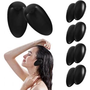 KALANKA-4 Paire Cache-oreilles pour Coiffure, Oreille Etanche Cache Oreilles Protege Oreille, Couvre Oreilles, du Bain, de la Douche et de la Protection des Oreilles pour une Utilisation (Noir) - Neuf