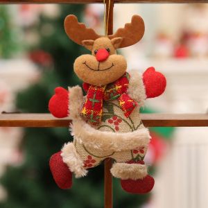 Morceaux De L'arbre De No&euml;l Accessoires: No&euml;l, La Figure, La Danse Vieil Homme, Bonhomme De Neige, Le Cerf, L'ours, Poup&eacute;e En Tissu, Pendentif, Cadeau (Style 3) - Neuf