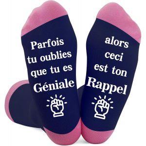 Jgd-Cadeau Amie Chaussettes Idee Cadeau Femme Anniversaire Chaussettes Humour Homme Cadeau Saint Valentin Cadeau Noel - Neuf