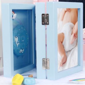 Coffret Souvenir Multifonctionnel Avec Empreintes De Pieds Et De Mains De Bebe - Neuf