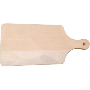 Planche &Agrave; D&eacute;couper Traditionnelle En Bois De H&ecirc;tre (14 X 30 Cm) - Neuf