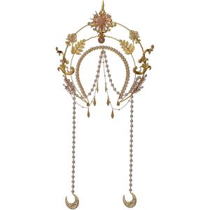 Tzf-Halo Couronne Marie Déesse Bandeau Aux Femmes Halloween Costume Déesse Casque (Style #11) - Neuf