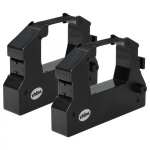 vhbw 3x Ruban encreur compatible avec Norand 4820B, DP-815, 815, 4815, 4000, 6820, 4820 imprimante matricielle ou de reçus - noir - Neuf