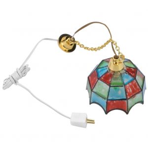 Plafonnier Led En Plastique Pour Maison De Poupee 1:12, Modele De Meuble Miniature - Neuf
