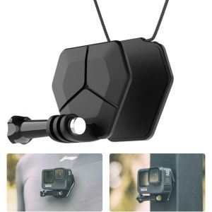 Magnetic Action Camera Mount for Go Pro,Snap Mount Magnetic Fence Mount Compatible with Go Pro Hero 13 12 11 10 9 8 7 6 5 Black,DJI Osmo Action 5 Pro 4 3 2,Crosstour/Campark/AkASO and More - Neuf