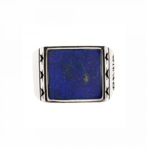 Chevali&egrave;re Homme &Eacute;toiles Lapis Argent - Neuf