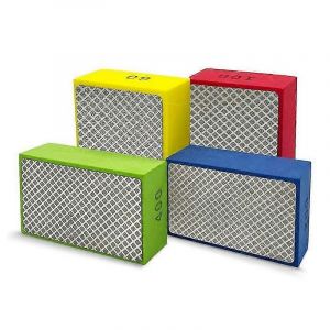 4pcs tampons de polissage à la main diamantés,tampons de ponçage diamant pour carreaux de céramique pierre de verre,grain 60 ,100 - Neuf