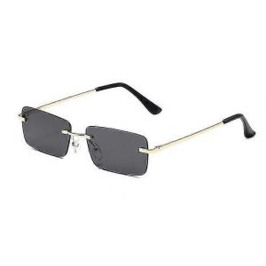 Mode Rectangle Sans Monture Nouvelles Lunettes De Soleil Carr&eacute; Vintage Lunettes Cadre Lunettes D&eacute;grad&eacute;es Uv400 Lunettes Pour Hommes Et Femmes - Neuf