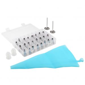 Hjlian Kit De Decoration De Gateaux Diy 42 Pieces, Douilles, Poches A Douille, Douilles, Ustensiles De Cuisson - Neuf