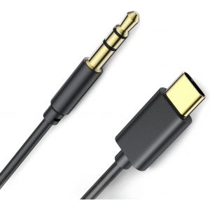 Kalanka-Câble Audio Usb C Vers 3,5mm Jack 1,2m, Aux Câble Type C 3,5mm Stéréo Adaptateur Audio Voiture Pour Iphone 15/15pro Max, Samsung Galaxy S23/S22/S21, Huawei P40/P30, Xiaomi, Mp3 Player, Tablet - Neuf