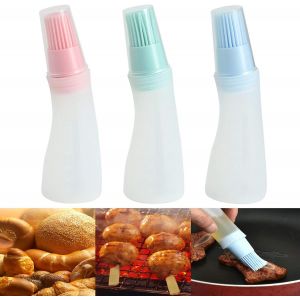 Lot de 3 pinceaux à huile en silicone pour pain, pâtisserie, barbecue, pâtisserie - Neuf