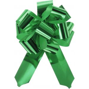 KAL-Noeud Cadeau 10Pcs 10 Cm Noeud Cadeau G&eacute;ant Pour Emballage Cadeau, Grand Noeud Ruban Pour Paniers De Voiture De Mariage, No&euml;l, Vert - Neuf
