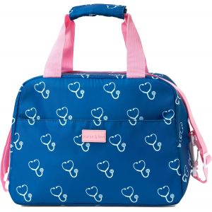 Sac Isotherme Repas Femme Pour Infirmieres,Glaciere Souple Isotherme Avec Compartiments + Sangle Réglable. Compatible Avec Boîte À Lunch Box|Aide Soignante Accessoires.[V41] - Neuf