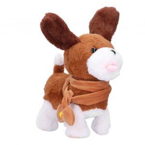 Chien robot electronique en peluche, jouet dansant, agitant les oreilles, chantant et racontant des histoires pour enfants. - Neuf