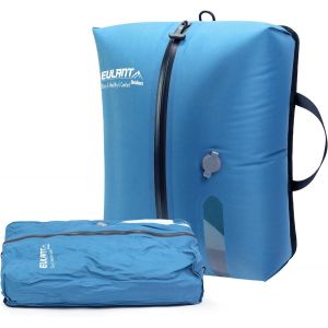 SJZG-R&eacute;utilisable Sac Compression Sous Vide Pour Voyage,Tpu Housses De Rangement Sous Vide Avec Ip67 D'&Eacute;tanch&eacute;it&eacute; Zip,Etanches Airbag Travel Cubes D'Emballage Pour Valise Bagage Sac &Agrave; Dos - Neuf