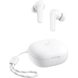 By Anker P20I Wireless Bluetooth Headphones, Bluetooth 5.3 Wireless Earphones, 10 Mm Drivers, Low Bass, 30 H Playback, Ipx5 Waterproof, Eq Via App, 2 Microphones, Single Earphone Mode - Neuf
