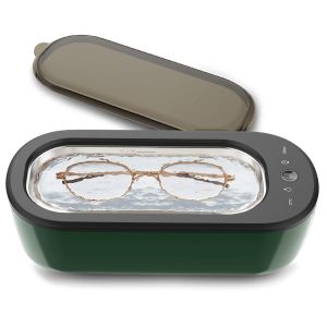 Nettoyeur à ultrasons, 45 kHz, plateau à bijoux, 300 ml, 4 modes pour lunettes, convient pour la maison, les prothèses dentaires, les montres et les bijoux. - Neuf