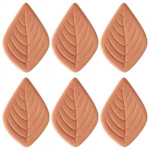 6pcs économiseur de sucre feuille terre cuite gardien de sucre et adoucissant sucre économiseur réutilisable - Neuf