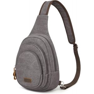 ChenQuanSarl-Sac &Agrave; Dos &Agrave; Bandouli&egrave;re Rfid En Toile R&eacute;sistante &Agrave; L'Eau - Un xe - Taille M - Neuf