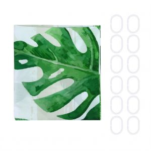 HJLIAN Rideau de douche a motif de feuilles de plantes uniques, impermeable et resistant a la moisissure, decoration de salle de bain, 150 x 180 cm - Neuf