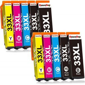 33Xl Lot De 10 Cartouches D'Encre Compatibles Avec Epson 33Xl 33 Xl Pour Epson Expression Premium Xp-7100 Xp-530 Xp-640 Xp-830 Xp-900 Xp-645 Xp-635 Xp-630 Xp540[ENC945576] - Neuf