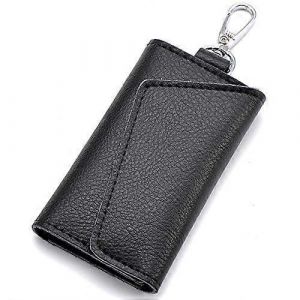 Trousseau Organisateur De Poche Pour Les Hommes Et Les Femmes En Noir De Cl&eacute; De Voiture Porte-Monnaie De La Carte Mini-Poche Porte-Cl&eacute;s De Cas - Neuf