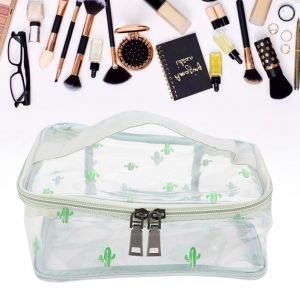 HJLIAN Trousse de toilette transparente en PVC, trousse de maquillage de voyage, sac divers - Neuf