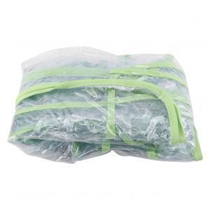 Housse De Pluie Pour Poussette, Habillage Pluie Bebe, Accessoires Pour Poussette (Bordure Verte, Grand Modele) - Neuf