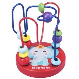 Mini Labyrinthe En Bois Avec Perles Pour Enfant, Jouet Pour Bébé De 1, 2 Et 3 Ans, Puzzle, Boulier-10 - Neuf