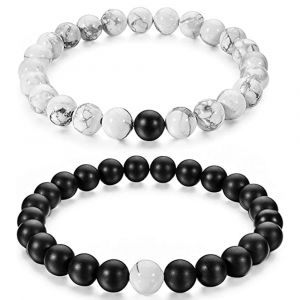 8mm Pierre Naturelle Bracelet, De L'énergie, Des Perles, De La Saint-Valentin, Fête Des Mères, Des Cadeaux D'anniversaire Pour Les Hommes Et Les Femmes - Neuf