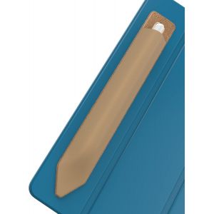 &Eacute;tui Stylet pour Apple Pencil (1&egrave;re & 2&egrave;me G&eacute;n&eacute;ration) - Porte-Crayon &eacute;lastique Autocollant pour Tablette | iPad en Lycra & Cuir PU - Rose Or - Neuf