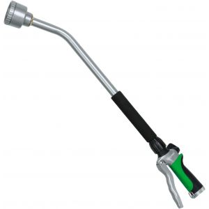 Ulteronixshop-RESTMO Lance d'arrosage douce, 61 cm, contr&ocirc;le d&eacute;bit, pistolet m&eacute;tal robuste pour paniers, arbustes, plantes, fleurs, jardin et pelouse, vert - Neuf