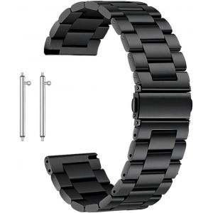 Bracelet De Montre En Métal 20mm,Bracelet De Montre En Acier Inoxydable,Remplacement Rapide De Bracelets De Montre Pour Hommes Et Femmes- 20mm 22mm - Neuf